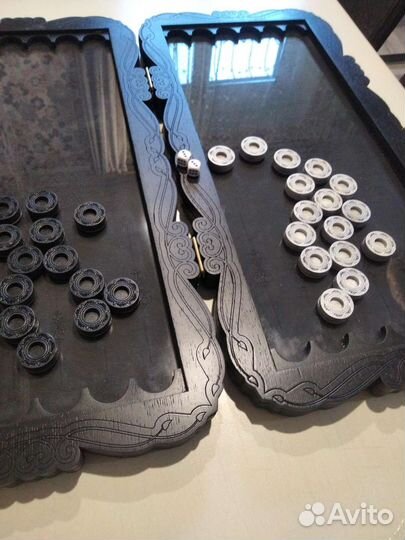 Нарды со стеклянным полем