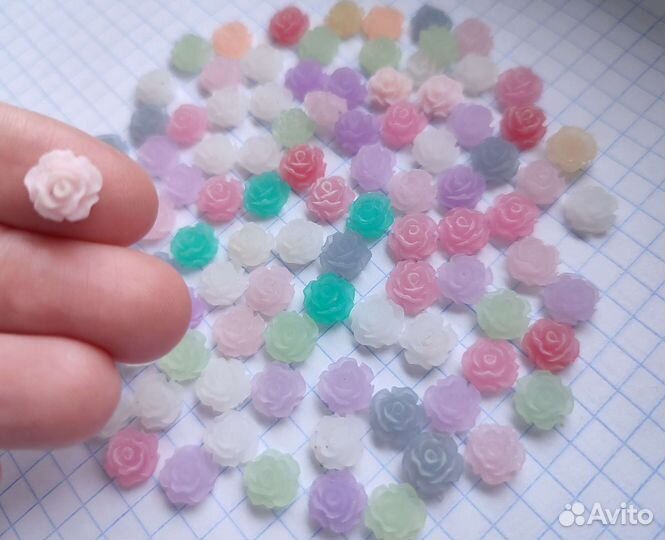 Розочки 100шт декоративные