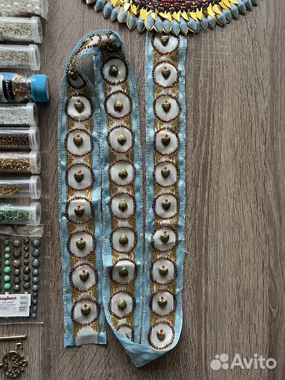 Бисер, стеклярус, цепочки, подвески для творчества