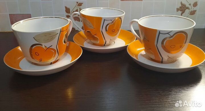 Большие чайные пары Дулево, Вербилки