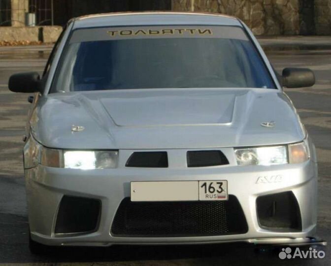 Передний бампер AVR на ваз 2110