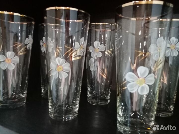Стаканы чешское стекло СССР