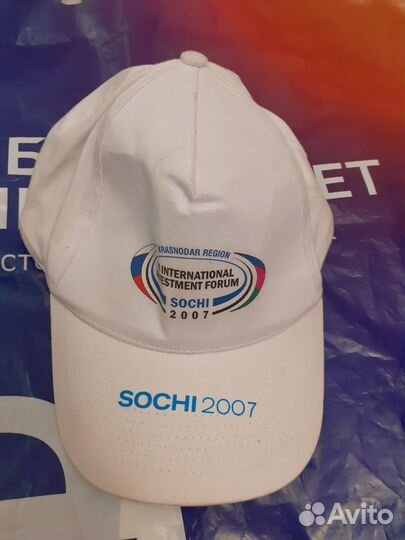 Бейсболка кепка олимпийская Сочи 2007г