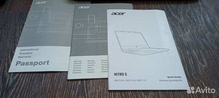 Игровой ноутбук Acer nitro 5