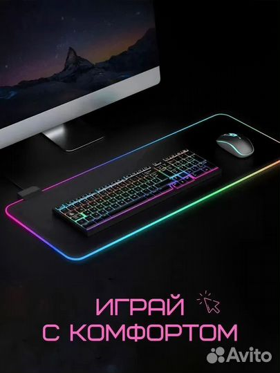 Игровой коврик для мыши tnbiu Extended Mouse Pad