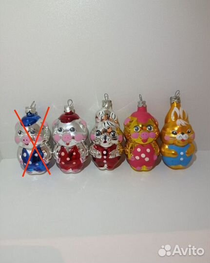 Елочные игрушки стекло