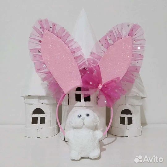 Ободок ушки зайки, кролика