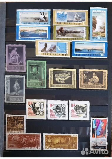 1966 полный годовой набор почтовых марок СССР