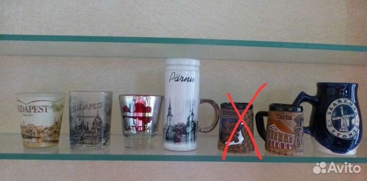 Рюмки стопки разные страны и города