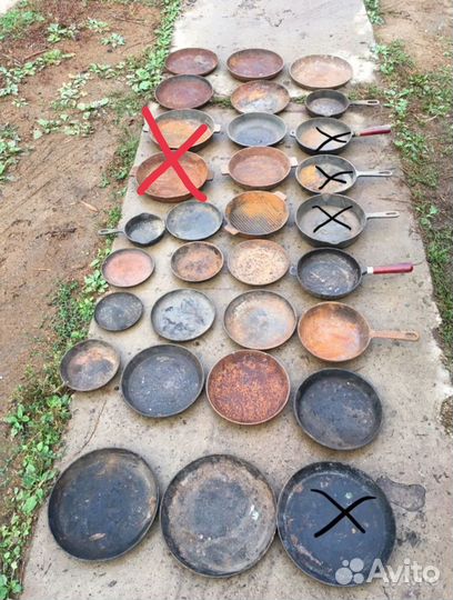 Сковородка чугунная СССР