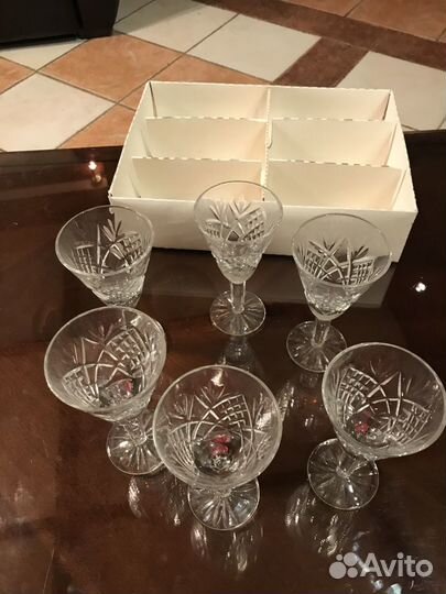 Хрусталь Времён СССР. Новый Стаканы Рюмки Ваза