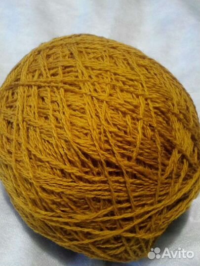 Пряжа полушерстянная