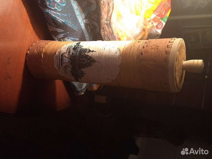 Футляр подарочный для бутылки из бересты