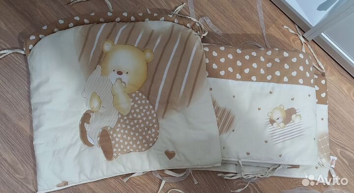 Бортики и балдахин в кроватку