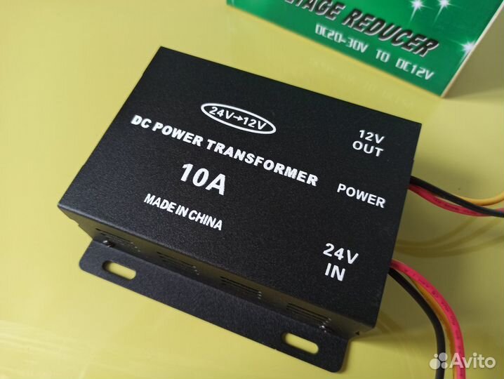 Преобразователь с 24V на 12V 10А