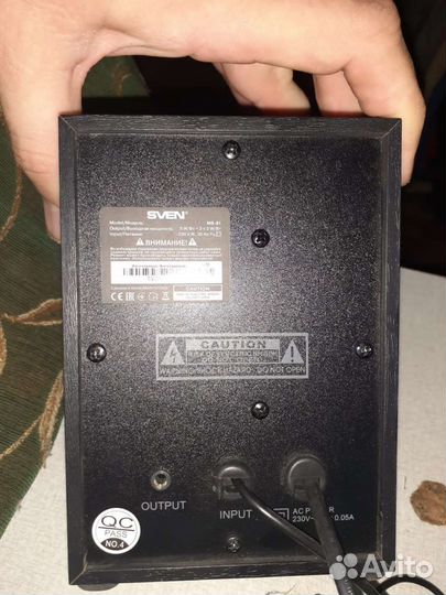 Деревянные колонки 2.1 sven c активным сабвуфером