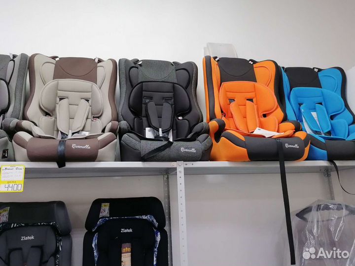Автокресла 9-36 кг (трансформируется в бустер) нов
