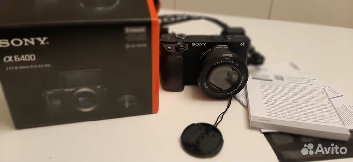 Sony а6400 kit с хорошим комплектом