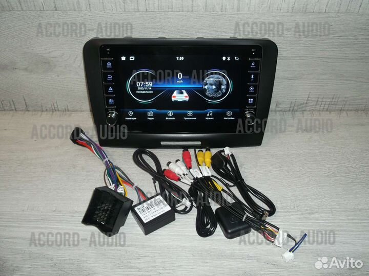 Магнитола Skoda Superb Android физические кнопки