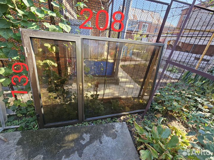 Алюминиевые окна бу