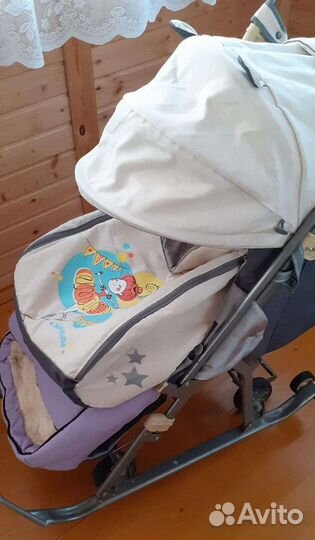 Коляска санки