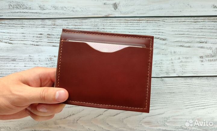 Обложка для документов натуральная кожа