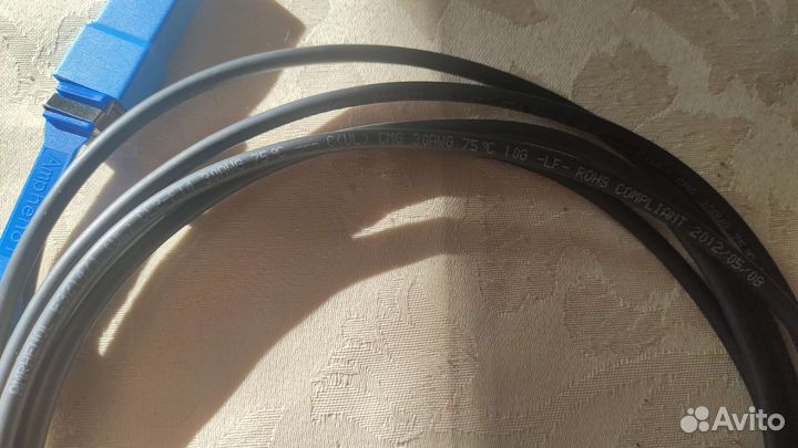 Intel amphenol twinaxial cable sfp+ 10g 3m