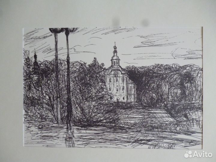 Продам постеры, городские зарисовки, акварель