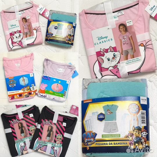 Пижама, костюм, комплект 134/140