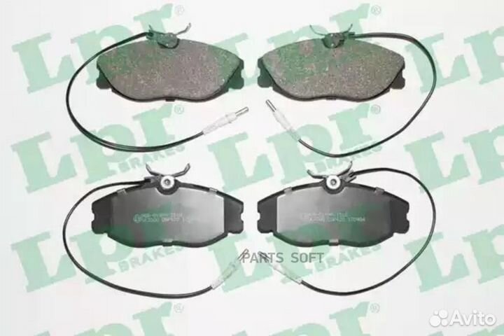 LPR 05P620 Колодки тормозные дисковые