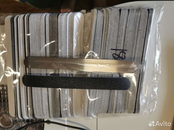 Пилочки для маникюра ногтей одноразовые файлы