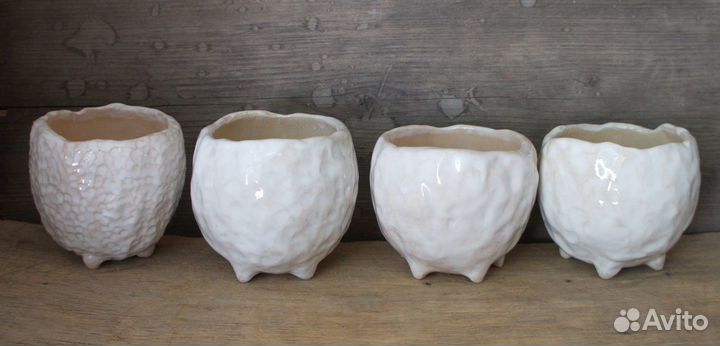 Керамические горшочки для суккулентов