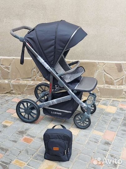 Прогулочная коляска внедорожник (Black)