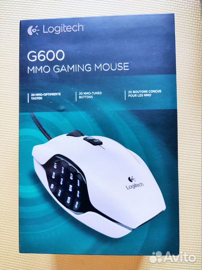 Проводная MMO мышь Logitech G600