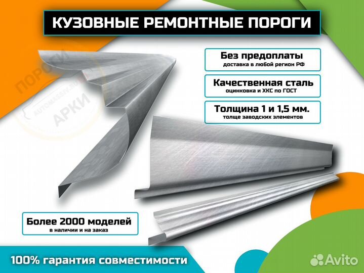 Пороги кузовные Renault Trafic 2