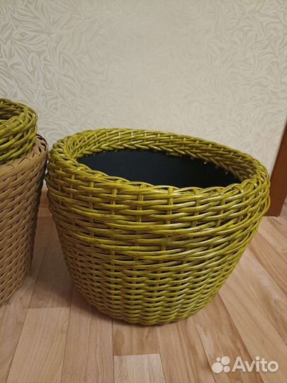 Корзина плетеная из ротанга