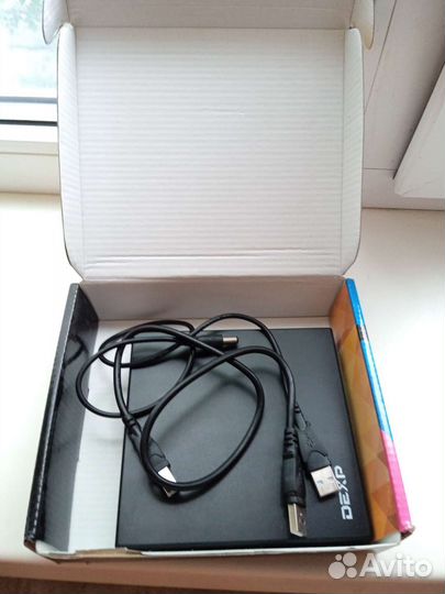 Внешний USB DVD-ROM + 6 дисков с играми