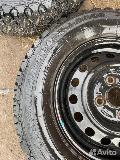 2 колеса в сборе R13 Dunlop 175/70