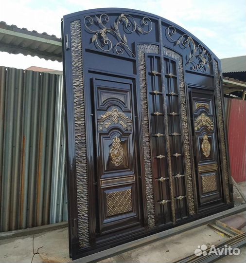 Ворота с калитками и без на заказ Маджалис