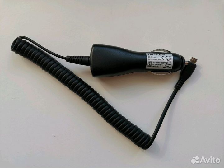 Автомобильное зарядное устройство Nokia микроusb