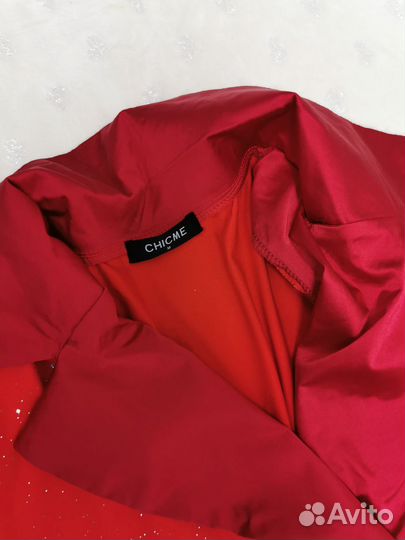 Платье нарядное новогоднее крачное chicme M