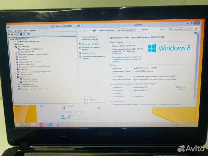 Нетбук acer aspire one p1ve6