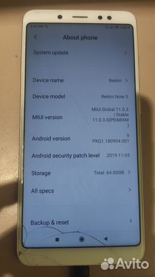 Xiaomi Redmi Note 5, 4/64 ГБ