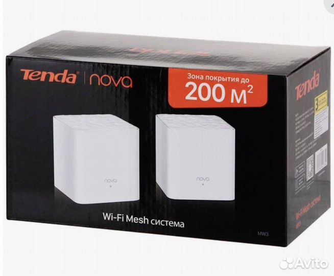 Wi-Fi Mesh система Tenda MW3-2, белый