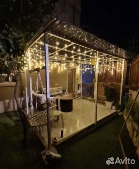 Бахрома 5х0,6 m уличная