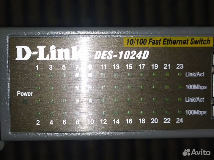 Коммутатор хаб свич D-Link DES-1024D ver. C4