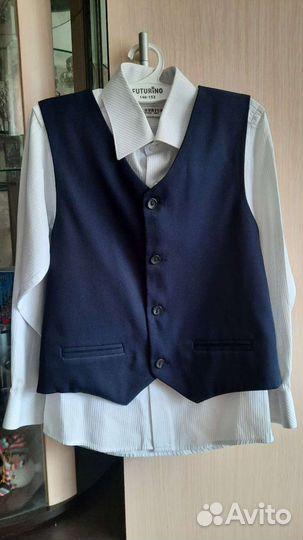 Пиджак школьный для мальчика 134