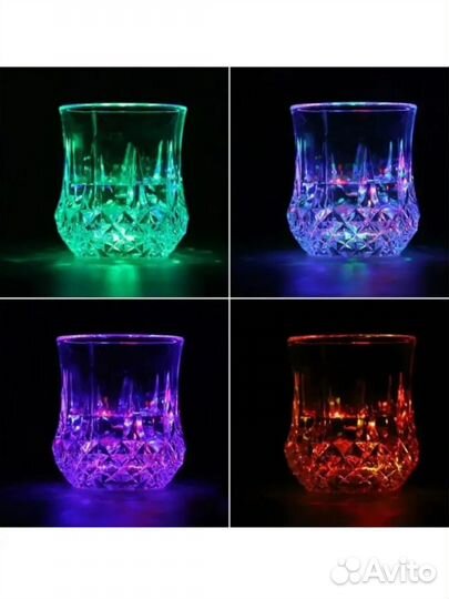 Светящийся стакан с подсветкой
