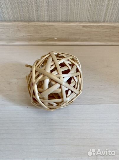 Шар и факел плетеный