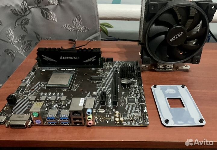 Комплект ryzen 7 2700 16gb ddr4 3200Mhz материнка